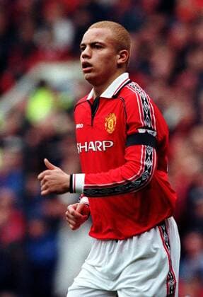 Wes Brown (ManU) Fußball Herren Premier League 1998 1999, 1. Englische Liga, Meisterschaft, Manchester United Einzelbild Old Trafford Manchester