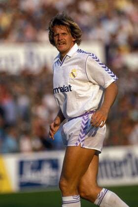 Bernd Schuster (Real) Fußball Herren Primera Division 1988 1989, 1. Spanische Liga, Real Madrid, Test, Testspiel Einzelbild Rotterdam