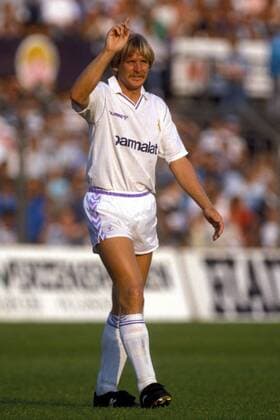 Bernd Schuster (Real) Fußball Herren Primera Division 1988 1989, 1. Spanische Liga, Real Madrid, Test, Testspiel Einzelbild Rotterdam