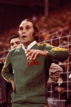 Nationaltrainer Blagoje Vidinic (Zaire) Fußball WM Herren Weltmeisterschaft 1974, Länderspiel, Nationalmannschaft, Nationalteam, Nationaltrikot, Vdia Einzelbild Gruppe 2 Dortmund