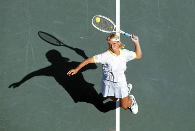 Martina Navratilova stellt mit 157. Turniersieg Weltrekord auf, 30. Jahrestag am 10. November Martina Navratilova (USA) Tennis Damen US Open 1991, Grand Slam, WTA Tour Einzelbild Flushing Meadow, Meadows New York, NY, N Y Tennis Damen US Open 1991, Grand Slam, WTA Tour Einzelbild Flushing Meadow, Meadows New York, NY, N Y
