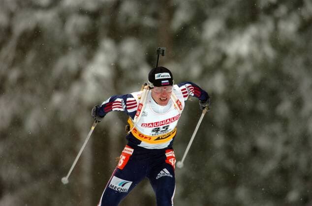 Sergei Tchepikov (Rußland) Biathlon Herren Weltcup 2004 2005, Welt Cup, Worldcup, World, WC, 10km, 10 km, Kilometer, Sprint Einzelbild Antholz Biathlon Herren Weltcup 2004 2005, Welt Cup, Worldcup, World, WC, 10km, 10 km, Kilometer, Sprint Einzelbild Antholz