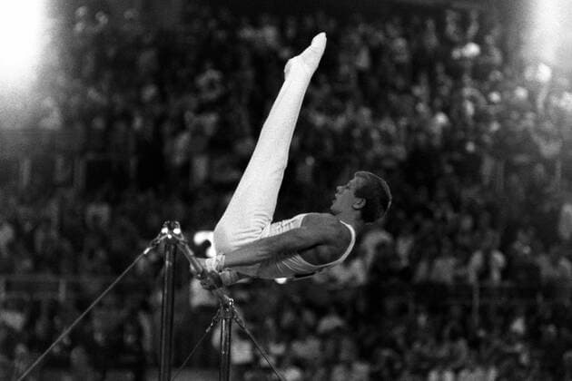 Nikolai Andrianov (UdSSR) - Reck Turnen OS Sommer Herren Olympische Spiele 1972 Sommerspiele Kunstturnen Geräteturnen Vneg Vsw Einzelbild München Dynamik, Turnen OS Sommer Herren Olympische Spiele 1972 Sommerspiele Kunstturnen Geräteturnen Vneg Vsw Einzelbild München Dynamik,