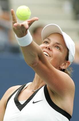 Lindsay Davenport (USA) -  (NYP20080825325) Tennis Damen US Open 2008, Grand Slam, WTA Tour Einzelbild Flushing Meadows New York, NY, N.Y.