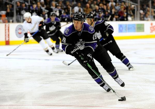 Kyle Calder (Los Angeles Kings) - (Icon00826211042008) Eishockey Herren NHL 2008 2009 Einzelbild Los Angeles, LA L A Dynamik, EDITORIAL USE ONLY