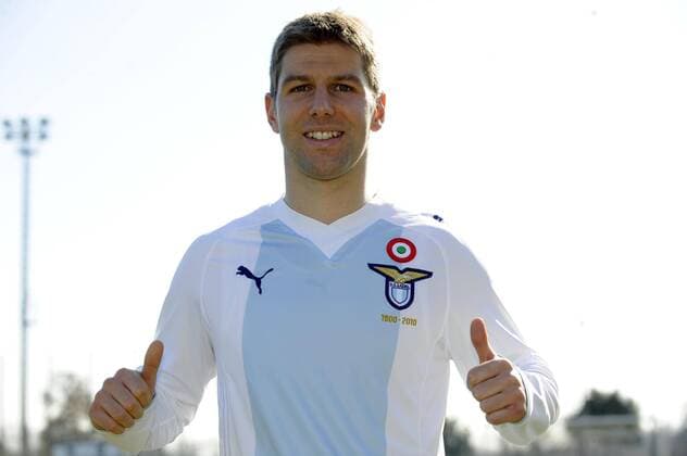 Training Lazio Rom. Thomas Hitzlsperger --- marcoxrosi