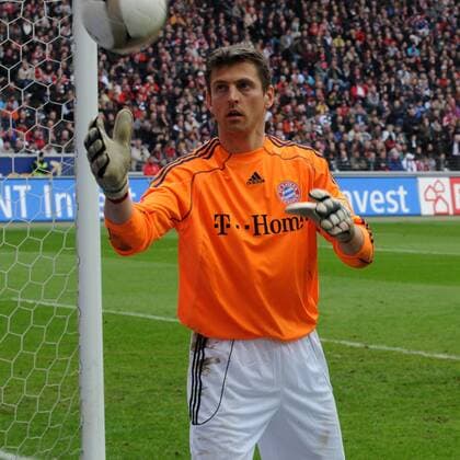 20.03.2010, Eintracht Frankfurt - FC Bayern München: Torwart Hans Jörg Butt (Bayern)