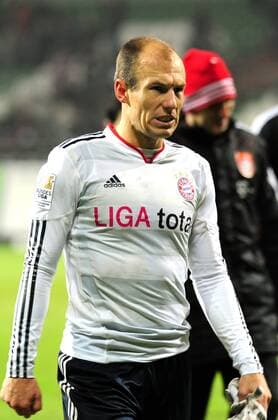 Fussball Herren 1.Bundesliga Saison 2010 2011, FC Bayern München; Arjen ROBBEN