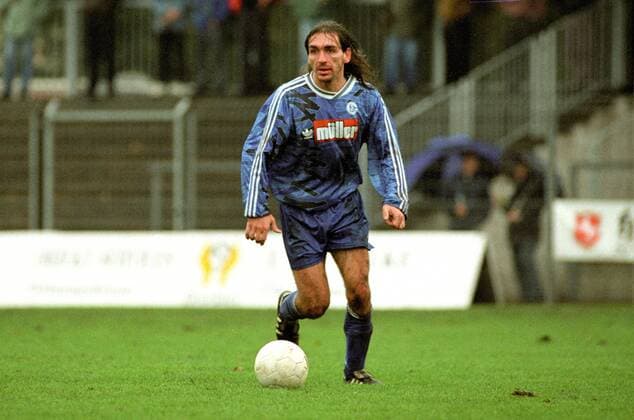 Jiri Nemec (FC Schalke 04) - Aus Freundschaftsspiel TSV Havelse gegen Schalke 04 am 03.10.1993 in der TSV Kampfbahn in Havelse Hannover 1994