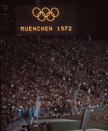 Abschlussfeier der Olympischen Spiele 1972 in München
