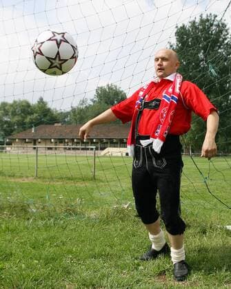 Fussball Herren Bundesliga Saison 2006 2007 FC Bayern München Fan Marco Rittmann aus Schorndorf