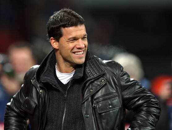 14.02.2012, Fussball UEFA-Champions League 2011 2012, Achtelfinale Hinspiel, Bayer Leverkusen - FC Barcelona, in der BayArena Leverkusen. Michael Ballack (Bayer Leverkusen)