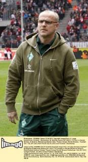 Deutschland, Fussball, 1.Bundesliga, 29. Spieltag, Saison 2011 2012,1. FC Köln vs Werder Bremen, 07.04.2012, Rheinenergiestadion Köln, Thomas Schaaf, Werder Bremen,