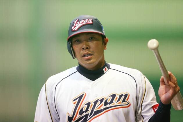 Shinnosuke Abe (JPN), MARCH 1, 2013 - WBC : 2013 World Baseball Classic Japan team training in Fukuoka, Japan.  (mrva082244)