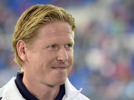Deutschland - Fussball-Bundesliga - Relegation - 23.052013 Rhein-Neckar-Arena Sinsheim TSG 1899 Hoffenheim (1899) - 1. FC Kaiserslautern (FCK) 3:1 Verschmitzt zeigte sich Trainer Markus GISDOL (1899). Sport