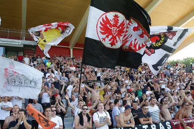 27.07.2013 Fussball Testspiel Eintracht Frankfurt Eintracht Fans in Luxemburg EP_GST