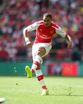 FA Community Shield - Arsenal v Manchester City . . Wembley, Middlesex, UK . . 10.08.2014 Kieran Gibbs (A)