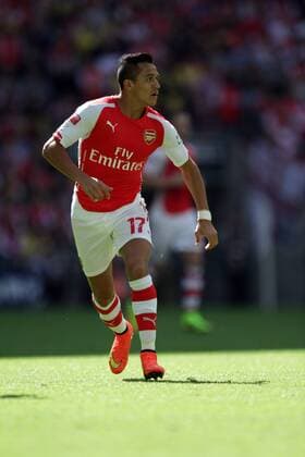 FA Community Shield - Arsenal v Manchester City . . Wembley, Middlesex, UK . . 10.08.2014 Alexis Sanchez (A)