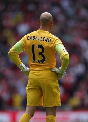 FA Community Shield - Arsenal v Manchester City . . Wembley, Middlesex, UK . . 10.08.2014 Willy Caballero (MC)