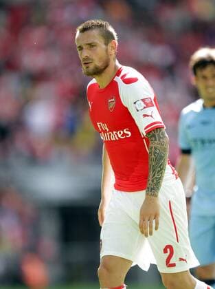 FA Community Shield - Arsenal v Manchester City . . Wembley, Middlesex, UK . . 10.08.2014 Mathieu Debuchy (A)