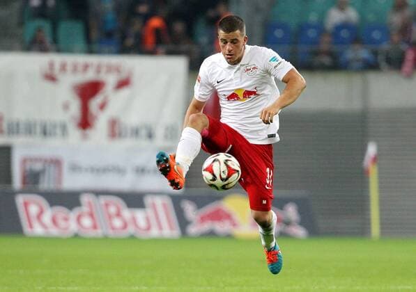 GER, 2. FBL, RasenBallsport Leipzig vs 1.FC Heidenheim 1846 06.10.14 , Leipzig, Red Bull Arena, GER, 2.FBL, Saison 2014 2015, 09. Spieltag, RasenBallsport Leipzig vs 1.FC Heidenheim 1846 im Bild Diego Demme (Leipzig)