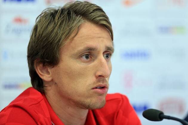 Croatia national football team - press conference 12.10.2014., Osijek, Croatia - Luka Modric attends a press conference ahead of the UEFA EURO qualifier.  DavorxJavorovic PIXSELL