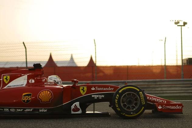 17. - 19.04.2015 , FORMULA 1 GULF AIR BAHRAIN GRAND PRIX , Sebastian Vettel (GER 5), Scuderia Ferrari DeFodi506