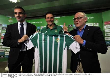 Real Betis Sevilla presents Joaquin as new player. xKIKOxHURTADOx 
