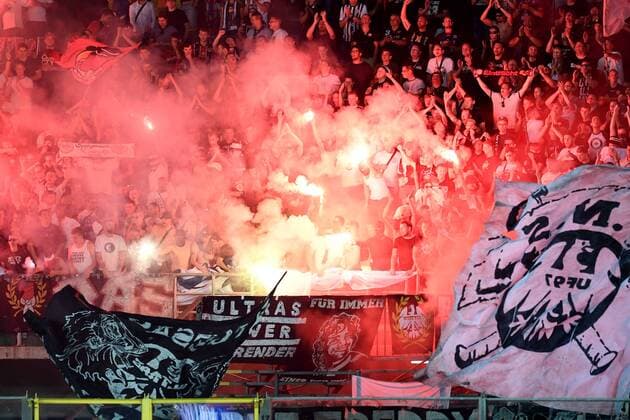 Fussball, Testspiel, Eintracht Frankfurt-Fans