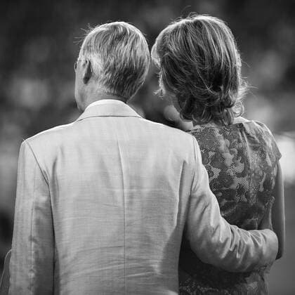 King Philippe - Filip of Belgium and Queen Mathilde of Belgium pictured during the 2016 edition of the AG Insurance Memorial Van Damme IAAF Diamond League athletics meeting, Friday 09 September 2016 in Brussels. LAURIExDIEFFEMBACQ x04927760x