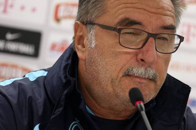 Croatia national football team press conference PK Pressekonferenz 5.10.2016., Shkoder, Albania - Press conference on the eve of Croatian national football team qualifying match with the Kosovo national team Nationalteam Ante Cacic.  ArminxDurgut HaloPix Pixsell