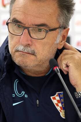 Croatia national football team press conference PK Pressekonferenz 5.10.2016., Shkoder, Albania - Press conference on the eve of Croatian national football team qualifying match with the Kosovo national team Nationalteam Ante Cacic.  ArminxDurgut HaloPix Pixsell