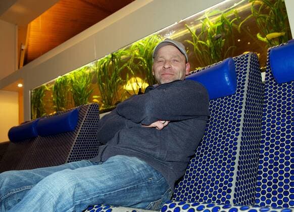 Fussball Berlin 05.12.2016 Bezirksliga Staffel 1 CLUB ITALIA Trainer Thomas HAESSLER ( Häßler ) beim Sponsorentermin in den THERMEN AM EUROPA CENTER
