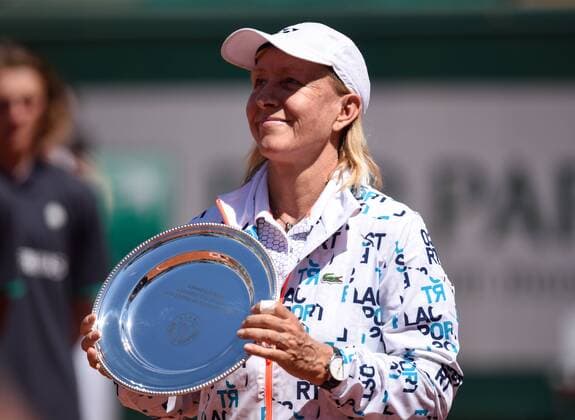 Bilder des Tages - SPORT Martina Navratilova ( Etats Unis ) TENNIS : Roland Garros 2017 - Internationaux de France - 10 06 2017 FedericoPestellini Panoramic 