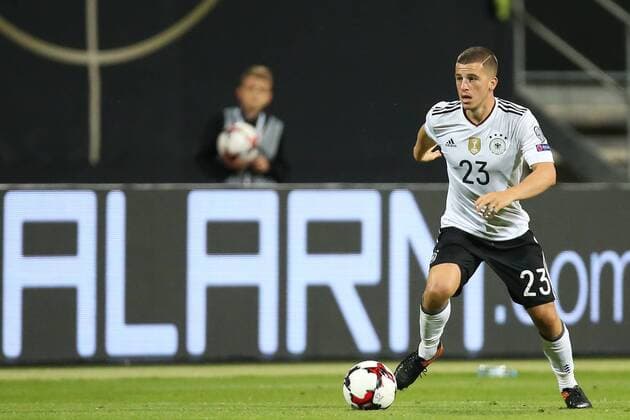 Diego Demme (Deutschland) - WM-Qualifikationsspiel DFB Nationalmannschaft Deutschland vs. San Marino in Nuernberg - Freisteller,Aktion,Deutschland, Fussball, Mann, Maenner,10.06.2017