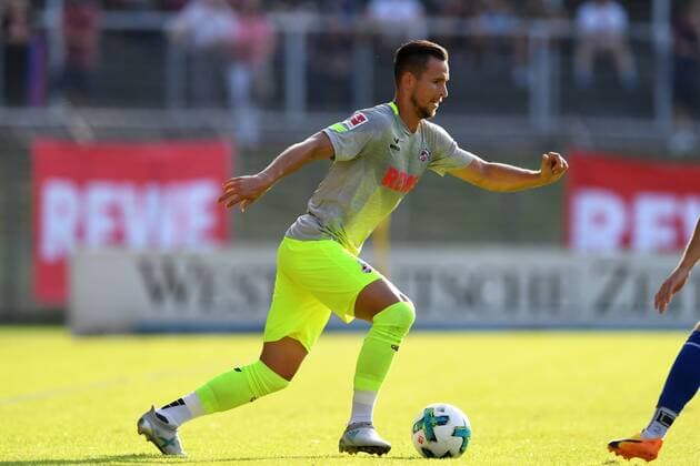 Fussball, Saison 2017 2018, Testspiel, Freundschaftsspiel, KFC Uerdingen vs 1.FC Köln, 21.07.2017, Grotenberg-Stadion Krefeld, Pawel Olkowski 1.FC Köln , Aktion, Einzelbild,