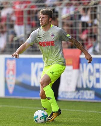 Fussball, Saison 2017 2018, Testspiel, Freundschaftsspiel, KFC Uerdingen vs 1.FC Köln, 21.07.2017, Grotenberg-Stadion Krefeld, Jannes Horn 1.FC Köln , Aktion, Einzelbild,