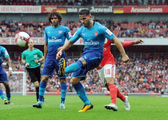 Football - 2017 Emirates Cup pre-season friendly competition - Arsenal vs. Benfica Sead Kolasinac of Arsenal at The Emirates. COLORSPORT ANDREW COWIE