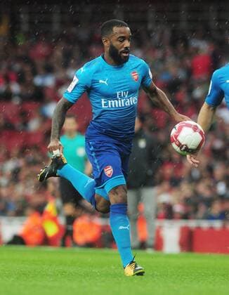 Football - 2017 Emirates Cup pre-season friendly competition - Arsenal vs. Benfica Arsenal new signing Alexandre Lacazette at The Emirates. COLORSPORT ANDREW COWIE