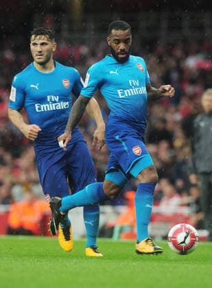 Football - 2017 Emirates Cup pre-season friendly competition - Arsenal vs. Benfica Arsenal new signing Alexandre Lacazette at The Emirates. COLORSPORT ANDREW COWIE
