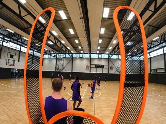 03.08.2017 easy credit BBL Basketball Bundesliga Saison 2017 18 BG 74 Göttingen Erste Training in der neuen Trainingshalle