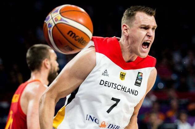 12 09 2017 Sinan Erdem Dome Istanbul Door FIBA Eurobasket 2017 Germany vs Spain Quarter-finals in Picture John Voigt man of Germany reacts during The Eurobasket 2017 Quarter Final Match between Germany and Spain AT The Sinan Erdem Dome in Istanbul Turkey ON 2017 09 12 Istanbul  EX_SPIDA