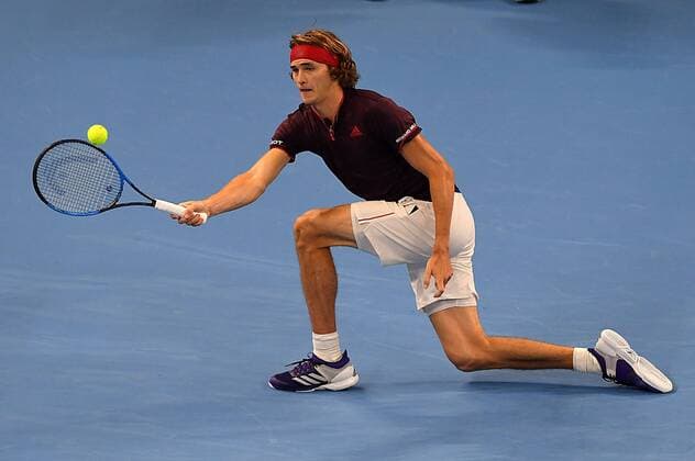 (171007) -- BEIJING, Oct. 7, 2017 -- Alexander Zverev of Germany returns the ball during the men s singles semifinal match against Nick Kyrgios of Australia at the China Open tennis tournament in Beijing on Oct. 7, 2017. Alexander Zverev lost 0-2.)(wdz) (SP)CHINA-BEIJING-TENNIS-CHINA OPEN(CN) HexChangshan