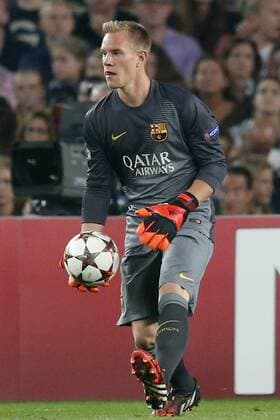 Barcelona 21 10 2014 Stadium Well Camp season 2014 2015 group stage Champions League FC Barcelona Ajax 3 1 Marc Others ter Steps Barcelona Ajax