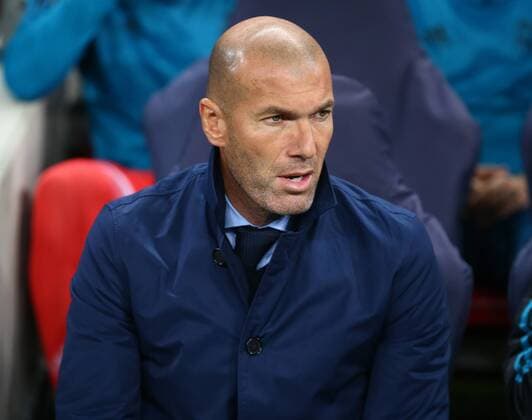 November 1, 2017 - London, United Kingdom - Zinedine Zidane Head Coach of Real Madrid CF.during ChampionS League Group H match between Tottenham Hotspur against Real Madrid at Wembley Stadium London on 1 Oct 2017 Tottenham Hotspur v Real Madrid - UEFA Champions League  - ZUMAn230 20171101_zaa_n230_482 Copyright: xKieranxGalvinx