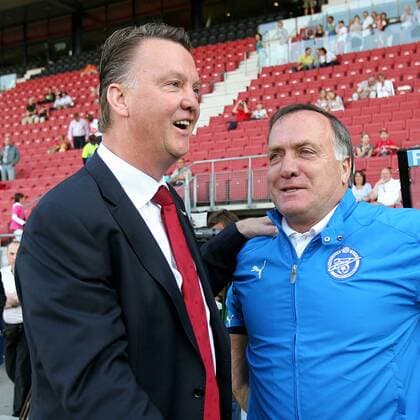 ALKMAAR 10 05 08 AZ Zenit Dick Lawyer R Louis van Gaal L Attorney at law and Van Gaal