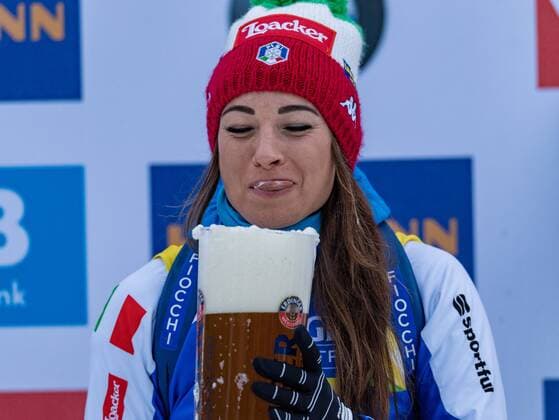 11 01 2018 Chiemgau arena GER Ruhpolding IBU World Cup single ladies in the picture of Dorothea Wierer ITA Dorothea Wierer of Italy during ladies individual of BMW IBU Biathlon World Cup at the Chiemgau arena Ruhpolding Germany on 2018 01 11 Ruhpolding  EX_ADE