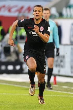 Timothy Chandler Eintracht Frankfurt 1 football Bundesliga season 2017 2018 VfL Wolfsburg vs Eintracht Frankfurt in the Volkswagen Arena in Wolfsburg Germany football man men 20 01 2018