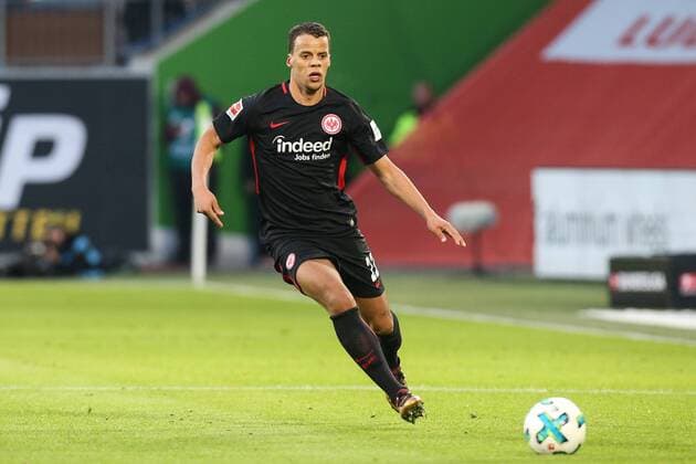 Timothy Chandler Eintracht Frankfurt 1 football Bundesliga season 2017 2018 VfL Wolfsburg vs Eintracht Frankfurt in the Volkswagen Arena in Wolfsburg Germany cut action football man men 20 01 2018