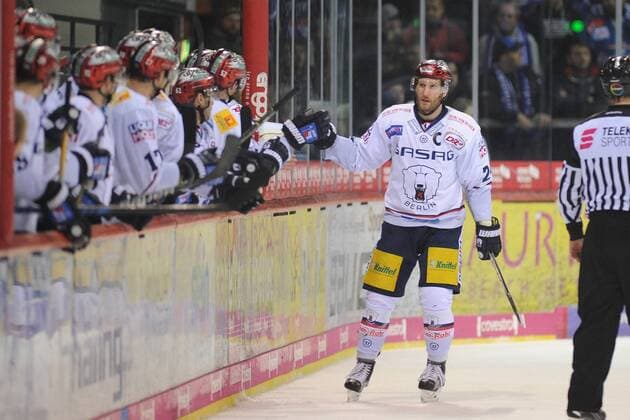 André Rankel Eisbären Berlin playing Saleem Wild Wings vs Eisbären Berlin on 02 02 2018 Villingen Schwenningen Copyright: xEIBNER SvenxLaeglerx EP_SLR